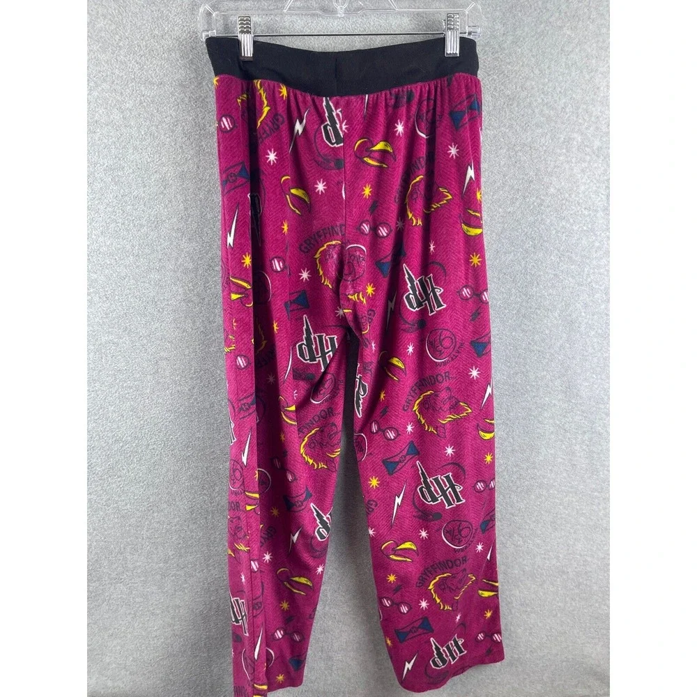Harry Potter Pajama Pants Girl's S‎ Pink Straight Legs Fantasy Magic Books